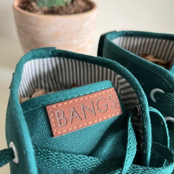 BANGS Teal Canvas High-Tops - Picture 6 of 15